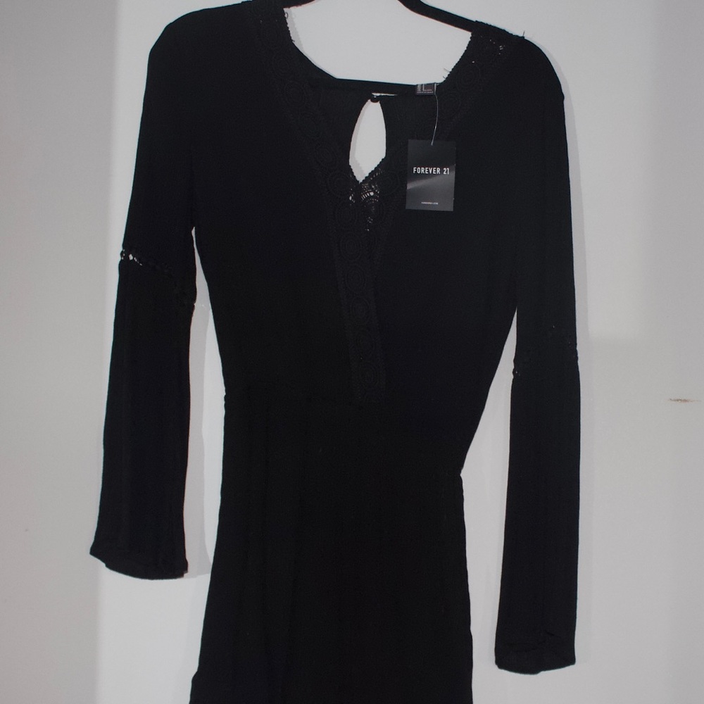 Black boho romper